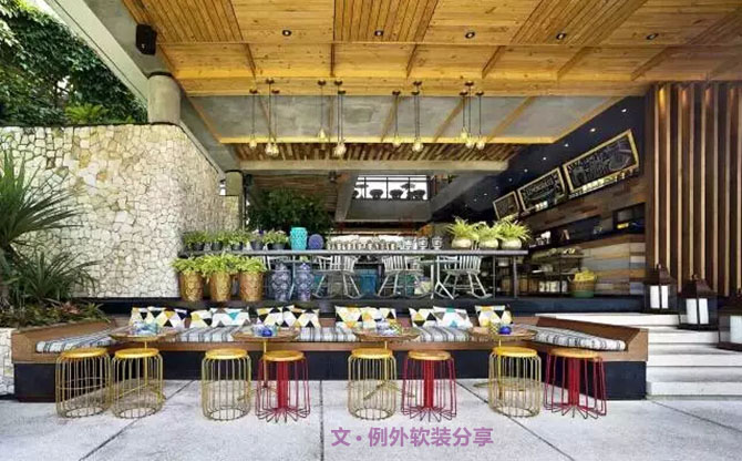 熱帶景觀生態(tài)餐廳，讓你未吃先醉-別墅設(shè)計(jì),軟裝設(shè)計(jì),室內(nèi)設(shè)計(jì),豪宅設(shè)計(jì),深圳例外軟裝設(shè)計(jì)公司